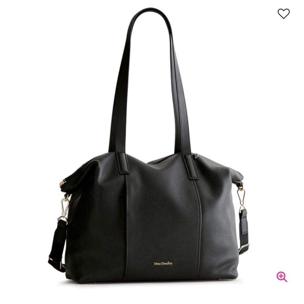 Limited Edition Vera Bradley Leather Tote. Please see details in photo.